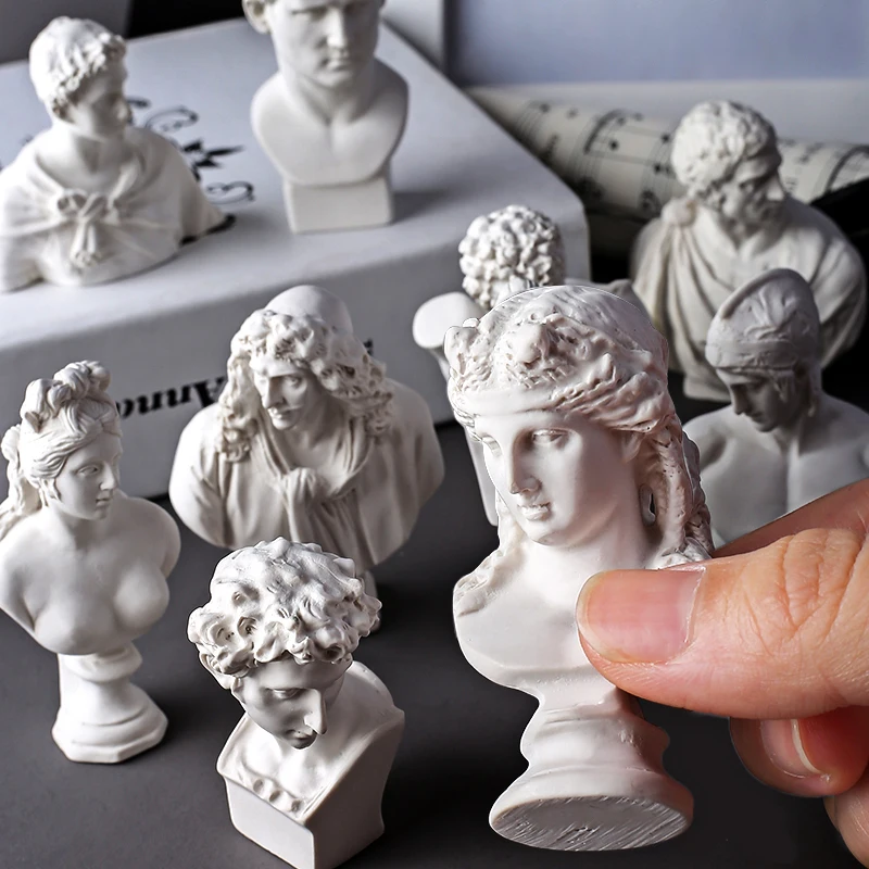 10 resin plasterwork miniature sketch head model art head sculpture ornaments figurine miniature figurines vintage home
10 resin plasterwork miniature sketch head model art head sculpture ornaments figurine miniature figurines vintage home