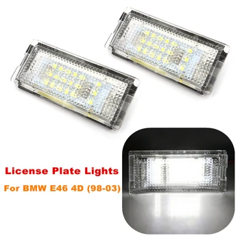 2x Canbus 18 LED SMD Number License Plate Lights Lamps 6000K White For BMW E46 4D 4Doors 323i 325i 325xi 328i 330i 330xi 98-03
2x Canbus 18 LED SMD Number License Plate Lights Lamps 6000K White For BMW E46 4D 4Doors 323i 325i 325xi 328i 330i 330xi 98-03