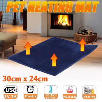 New Heating Mat Pet 5V USB Electric Clothes Heater Sheet Winter Plush Pads Warmer Bed Pad 3 Temperature Carbon Fiber Cat Dog Mat
New Heating Mat Pet 5V USB Electric Clothes Heater Sheet Winter Plush Pads Warmer Bed Pad 3 Temperature Carbon Fiber Cat Dog Mat