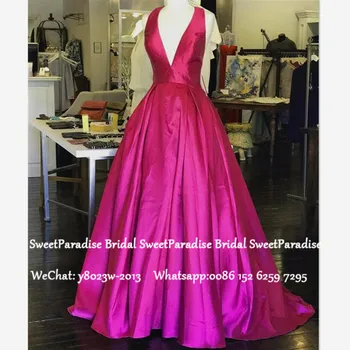 Cheap Long Prom Dresses 2020 Real Photo Deep V Neck Pleat A Line Vestido De Festa Evening Dress Party For Women 
Cheap Long Prom Dresses 2020 Real Photo Deep V Neck Pleat A Line Vestido De Festa Evening Dress Party For Women