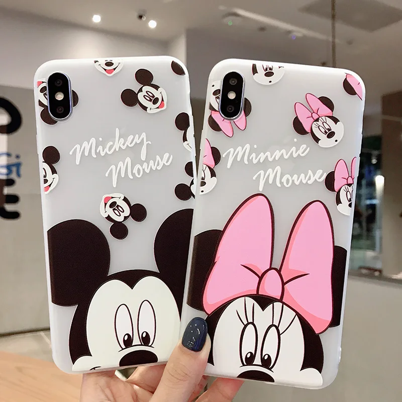 New Cuet Cartoon Mickey Minnie Mouse Translucent TPU Silicone Phone Case For iPhone X XR Xs Max 6 6s 7 8 Plus Soft Cover Funda
New Cuet Cartoon Mickey Minnie Mouse Translucent TPU Silicone Phone Case For iPhone X XR Xs Max 6 6s 7 8 Plus Soft Cover Funda