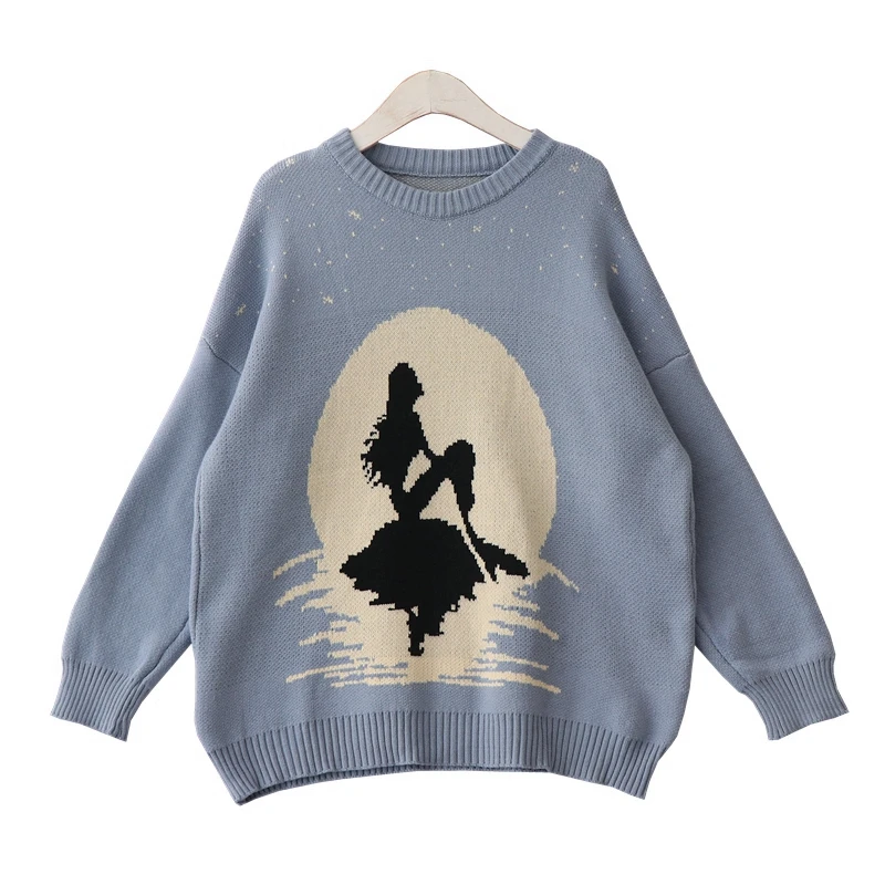Japanese girl loose bottoming sweater female 2019 new autumn and winter cartoon pattern soft skull round neck sweater shirt
Japanese girl loose bottoming sweater female 2019 new autumn and winter cartoon pattern soft skull round neck sweater shirt