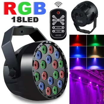RGB Multi colors 18 x LED Mini Flash / Stage Par Light Support Voice / Remote / DMX512 Control for KTV / Disco / Bar / Party
RGB Multi colors 18 x LED Mini Flash / Stage Par Light Support Voice / Remote / DMX512 Control for KTV / Disco / Bar / Party