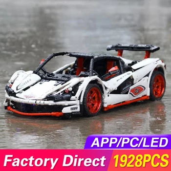 MOC-3918 Technic ICARUS Roadster Super Sports Car With RC APP Roadster Model Building Blocks Compatible Lepins 42056 Bricks Toys
MOC-3918 Technic ICARUS Roadster Super Sports Car With RC APP Roadster Model Building Blocks Compatible Lepins 42056 Bricks Toys