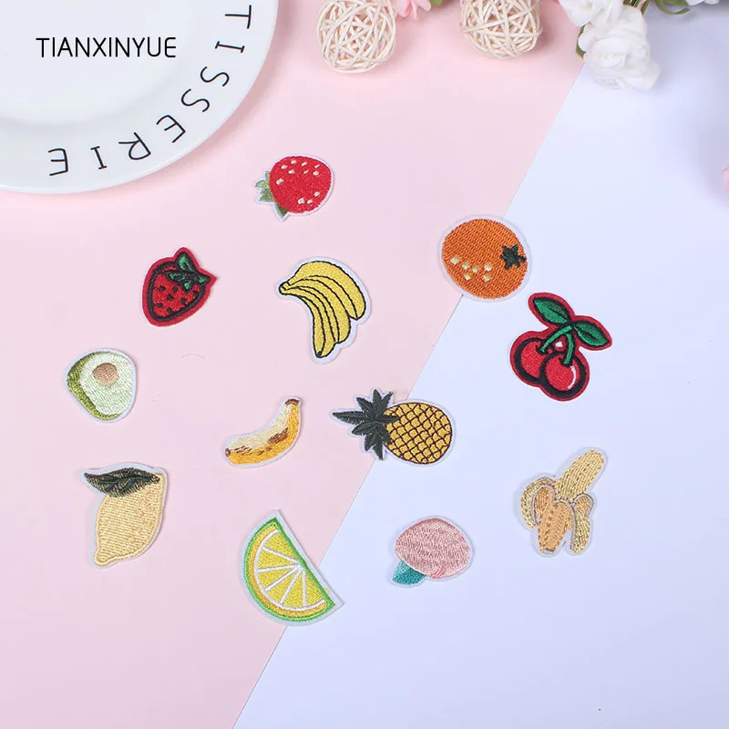 TIANXINYUE Fruits patches Embroidered patch for clothing Iron On Shoes Bags patches
TIANXINYUE Fruits patches Embroidered patch for clothing Iron On Shoes Bags patches