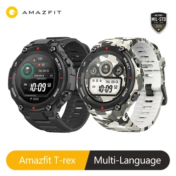 2020 Amazfit T-rex Sport Smart Watch 14 Sports Modes 4 Sensors 5ATM 20days Battery MIL-STD Amazfit T rex GPS Mans Smart Watch
2020 Amazfit T-rex Sport Smart Watch 14 Sports Modes 4 Sensors 5ATM 20days Battery MIL-STD Amazfit T rex GPS Mans Smart Watch