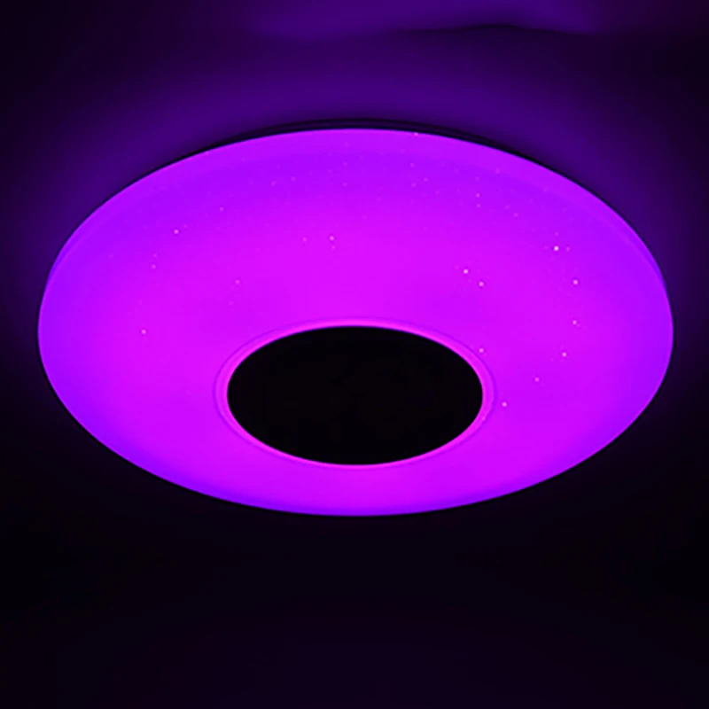 Modern RGB Ceiling Lamp LED Colorful Ceiling Light with Bluetooth Speaker Living Room Bedroom Indoor Lighting Atmosphere Lamp
Modern RGB Ceiling Lamp LED Colorful Ceiling Light with Bluetooth Speaker Living Room Bedroom Indoor Lighting Atmosphere Lamp