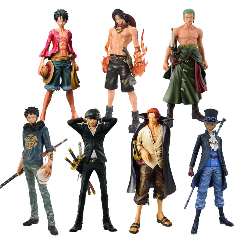 Аниме цельная фигурка Ace Shanks обезьянка D Luffy Zoro Sanji law trafalgar Sabo аниме MSP ПВХ Модель