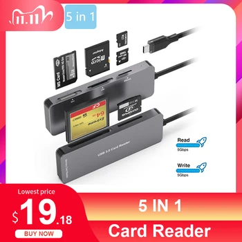 Type C HUB to 5 in 1 USB 3.0 HUB Card Reader for MacBook Pro Huawei Mate 30 USB-C 3.1 Splitter Port Card Reader
Type C HUB to 5 in 1 USB 3.0 HUB Card Reader for MacBook Pro Huawei Mate 30 USB-C 3.1 Splitter Port Card Reader