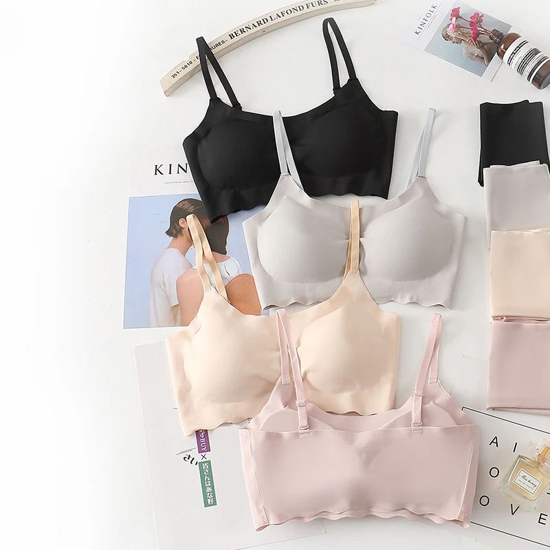 Seamless Sling Underwear Without Trace Bra One Piece Women's Bralette Rimless Sports Bra Backless Lingerie
Seamless Sling Underwear Without Trace Bra One Piece Women's Bralette Rimless Sports Bra Backless Lingerie