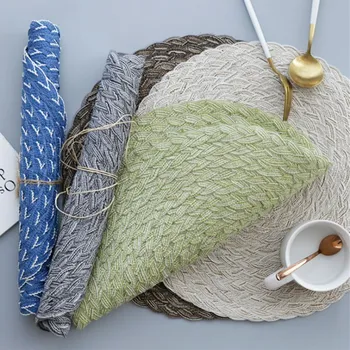 INS Nordic Round PVC Placemat Woven Table Mats Insulation Pad Non-Slip Disc Bowl Pads Drink Cup Coaster Home Kitchen Accessories
INS Nordic Round PVC Placemat Woven Table Mats Insulation Pad Non-Slip Disc Bowl Pads Drink Cup Coaster Home Kitchen Accessories