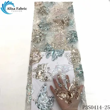 Alisa african net lace french sequin fabric 2020 high quality embroidery butterfly design nigerian tulle laces fabrics for dress 
Alisa african net lace french sequin fabric 2020 high quality embroidery butterfly design nigerian tulle laces fabrics for dress
