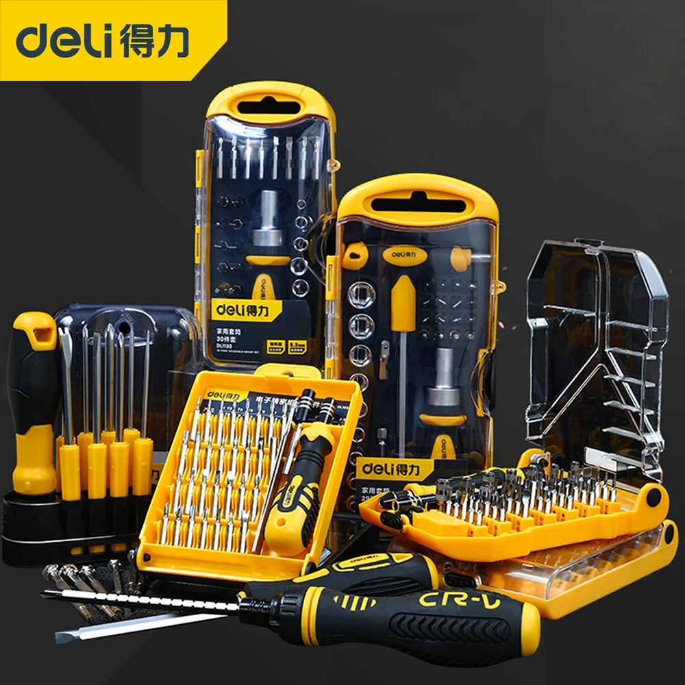 Deli Precision Screwdriver Set Multifunctional Magnetic Hexagon Torx Screwdriver Phone Computer Disassembly Repair Tool Sets
Deli Precision Screwdriver Set Multifunctional Magnetic Hexagon Torx Screwdriver Phone Computer Disassembly Repair Tool Sets