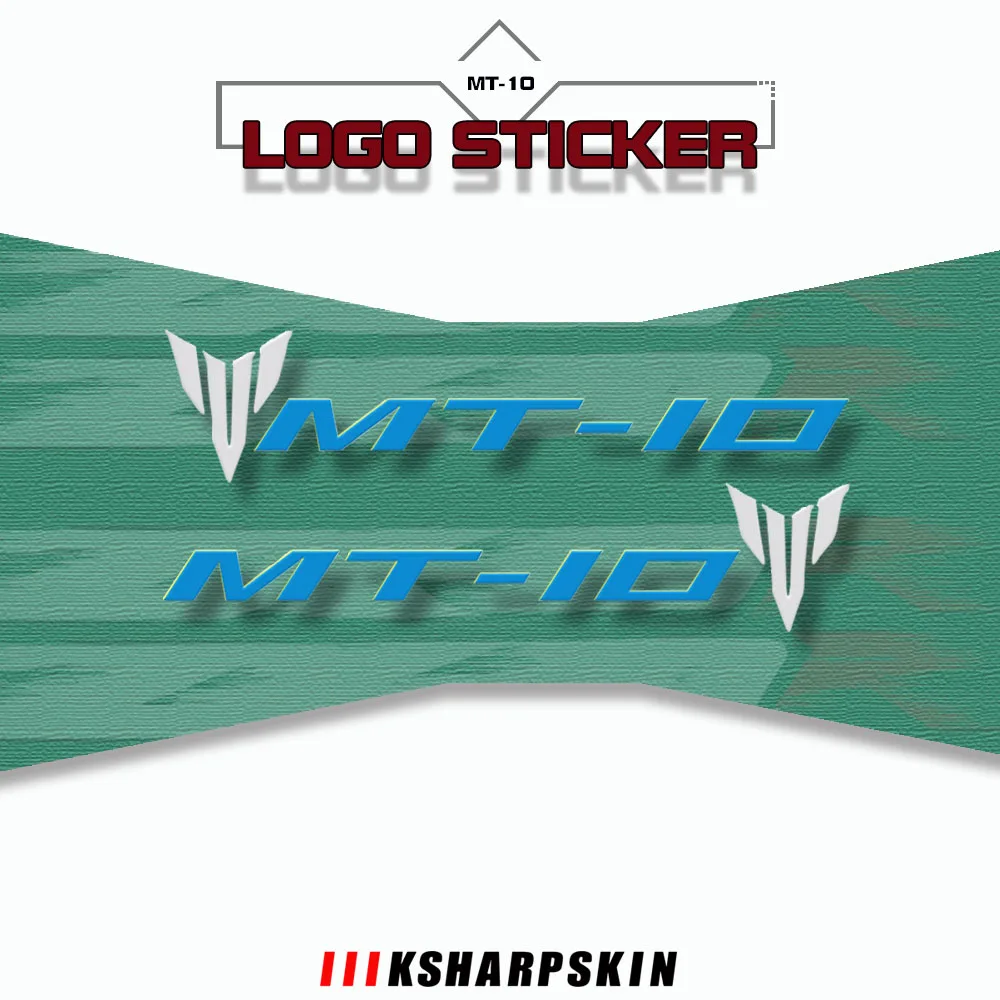 Аксессуары для мотоциклов, декоративные автомобильные наклейки с логотипом, светоотражающие универсальные наклейки, подходящие для YAMAHA MT-10