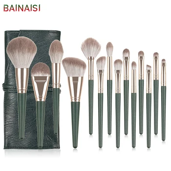BAINAISI 14Pcs/Set Makeup Brushes Set Professional Beauty Make Up Brush Synthetic Hair Foundation Powder Blushes Brush with Bag
BAINAISI 14Pcs/Set Makeup Brushes Set Professional Beauty Make Up Brush Synthetic Hair Foundation Powder Blushes Brush with Bag