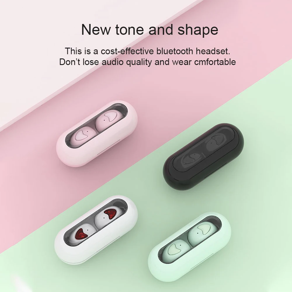 tebe Bluetooth 5.0 Earphone Candy Color TWS Mini Wireless Earphones HIFI Stereo Bass Sport Music Headset With Charging Box
tebe Bluetooth 5.0 Earphone Candy Color TWS Mini Wireless Earphones HIFI Stereo Bass Sport Music Headset With Charging Box