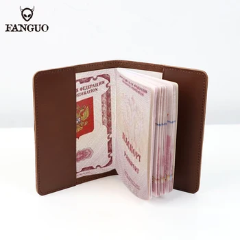 National Emblem of Russia Federation Genuine Leather Passport Cover Retro Business Card Handmade ID Card Holder Credit Card Bag
National Emblem of Russia Federation Genuine Leather Passport Cover Retro Business Card Handmade ID Card Holder Credit Card Bag