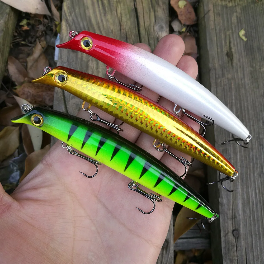 1pcs Fishing lure Bait Minnow 12cm 15g Jerkbait Deep Swim Wobblers Crankbait swimbait pesca fishing bait carp fishing tackle
1pcs Fishing lure Bait Minnow 12cm 15g Jerkbait Deep Swim Wobblers Crankbait swimbait pesca fishing bait carp fishing tackle