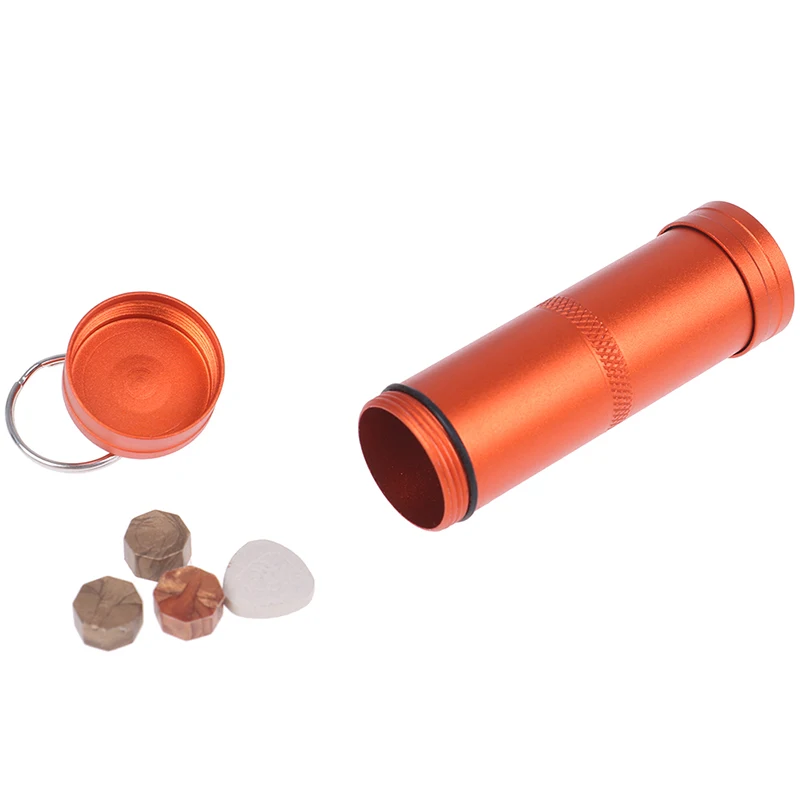 1PC Mini Waterproof Capsule Seal Bottle Outdoor EDC Survival Pill Box Tank Case 3 Colors
1PC Mini Waterproof Capsule Seal Bottle Outdoor EDC Survival Pill Box Tank Case 3 Colors