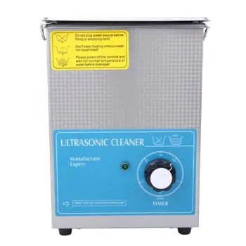1.3L Stainless Steel Industrial Ultrasonic Cleaner with Timer for Jewelry Glasses PCB 60W 40KHz
1.3L Stainless Steel Industrial Ultrasonic Cleaner with Timer for Jewelry Glasses PCB 60W 40KHz