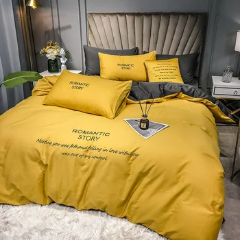 Bed Sheet Quilt Cover Pillowcase 4-Piece Set Fashionable Printing Comfortable Soft Breathable
Bed Sheet Quilt Cover Pillowcase 4-Piece Set Fashionable Printing Comfortable Soft Breathable