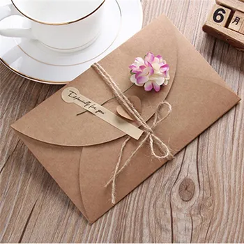 DIY Kraft Paper Dried Flower Greeting Card (material Package) With Envelope Handmade Party Invitation Envelopes
DIY Kraft Paper Dried Flower Greeting Card (material Package) With Envelope Handmade Party Invitation Envelopes