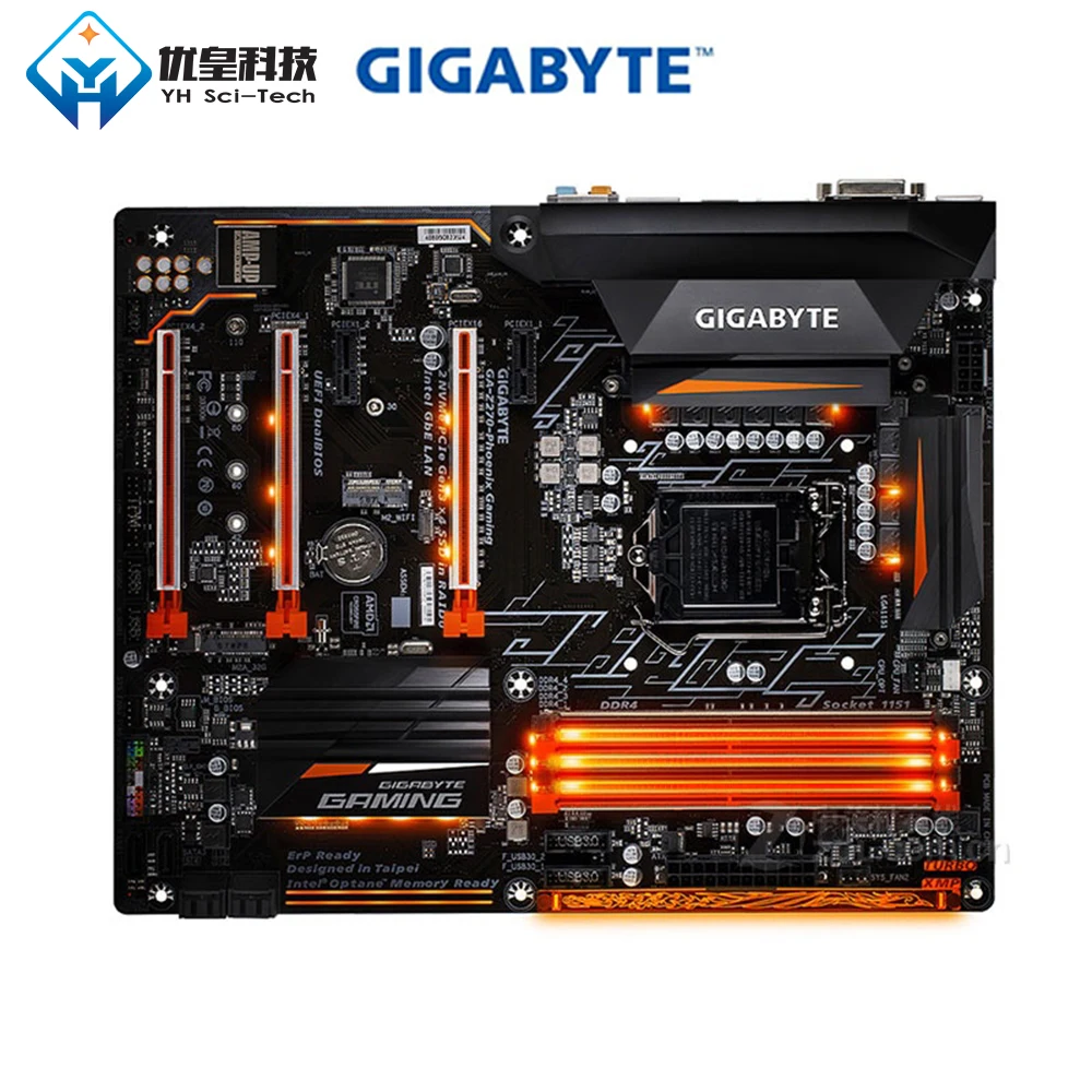 Original Used Desktop Motherboard Gigabyte GA-Z270-Phoenix Gaming Z270 LGA 1151 Core i7/i5/i3/Pentium/Celeron DDR4 64G ATX
Original Used Desktop Motherboard Gigabyte GA-Z270-Phoenix Gaming Z270 LGA 1151 Core i7/i5/i3/Pentium/Celeron DDR4 64G ATX
