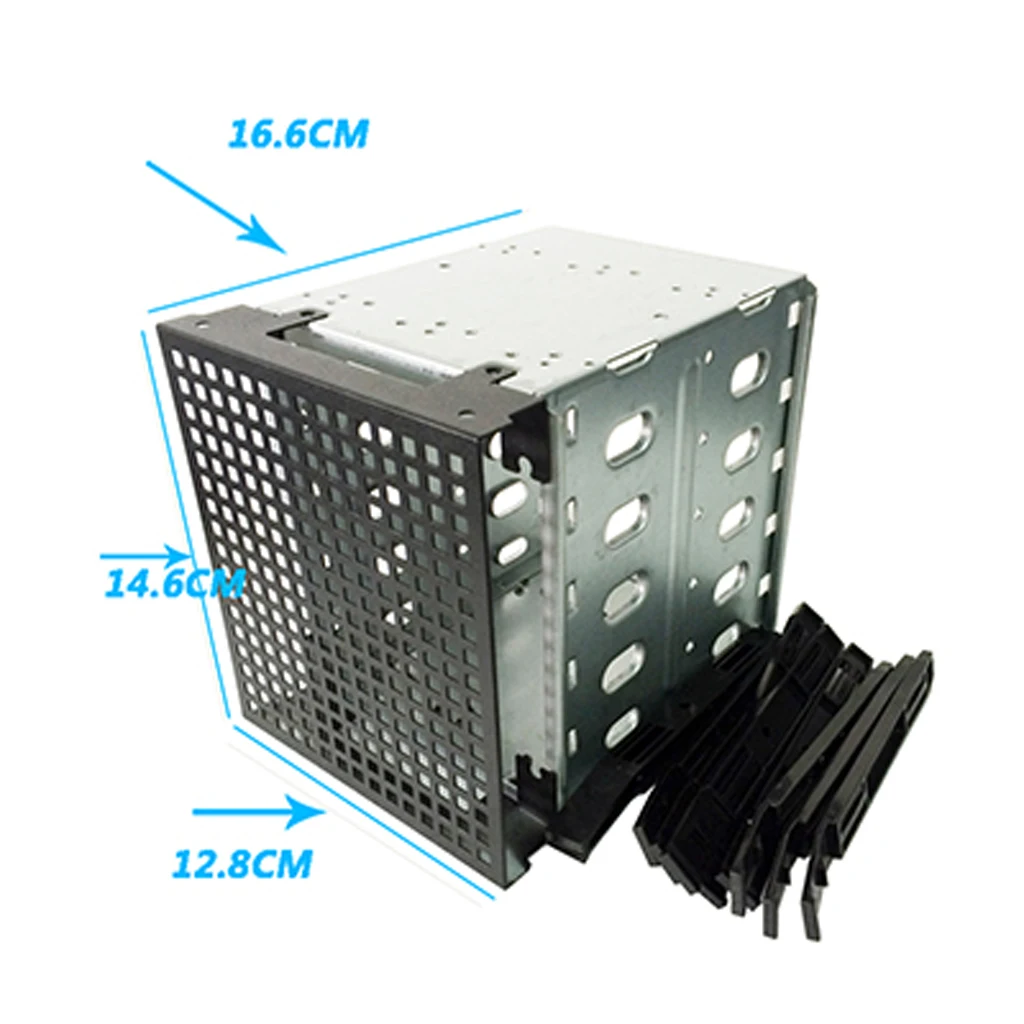 3 Pieces 5 Bay 3.5inch SATA Hard Drive Backplane Enclosure Cage with 120mm Front Fan Bay 3 Pieces 5 Bay 3.5inch SATA Hard Drive Backplane Enclosure Cage with 120mm Front Fan Bay