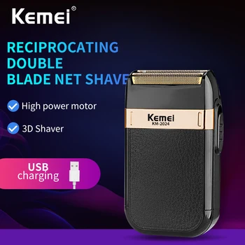 Kemei Electric Shaver for Men Twin Blade Waterproof Reciprocating Cordless Razor USB Rechargeable Shaving Machine Barber Trimmer
Kemei Electric Shaver for Men Twin Blade Waterproof Reciprocating Cordless Razor USB Rechargeable Shaving Machine Barber Trimmer