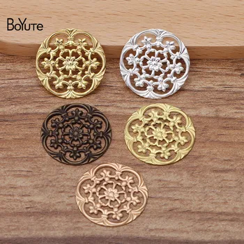 BoYuTe (50 Pieces/Lot) 23MM Metal Brass Stamping Flower Filigree Findings Diy Hand Made Jewelry Accessories
BoYuTe (50 Pieces/Lot) 23MM Metal Brass Stamping Flower Filigree Findings Diy Hand Made Jewelry Accessories