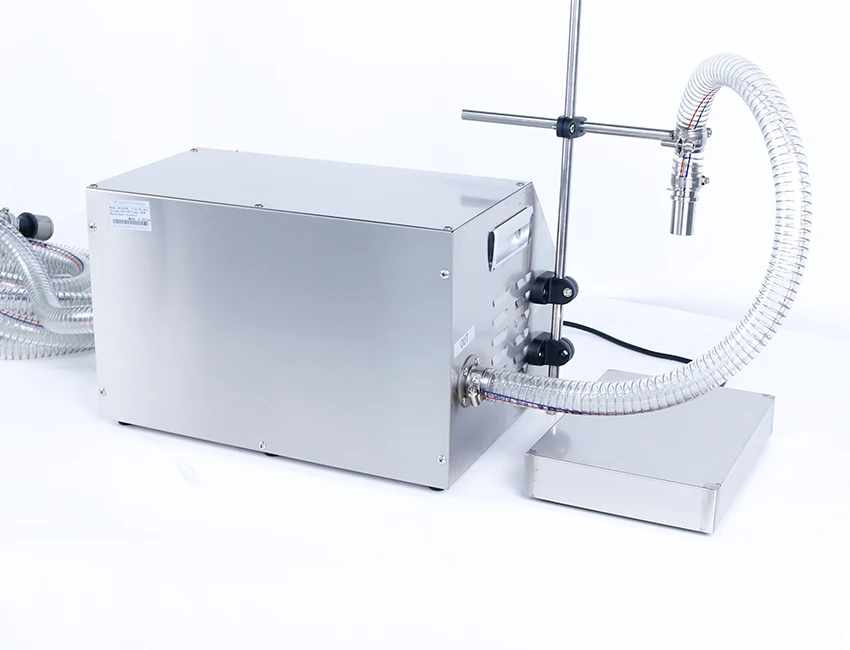 ZONEPACK ZS-DP431W Semi Automatic Big Flow Liquid Beverage Shampoo Weighing Filling Machine Diaphragm Water Juice Filler