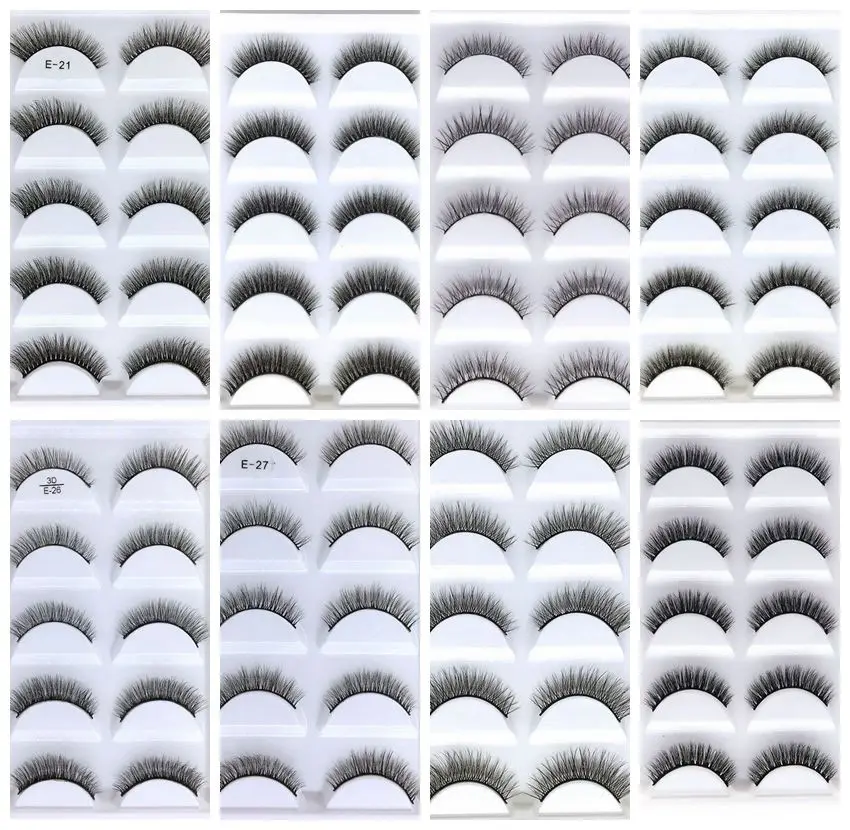 250pairs/50box 100% Real Mink False Eyelashes 3D Natural False Eyelashes 3d Mink Eyelashes Soft Eyelashes Extension Makeup Kit
250pairs/50box 100% Real Mink False Eyelashes 3D Natural False Eyelashes 3d Mink Eyelashes Soft Eyelashes Extension Makeup Kit