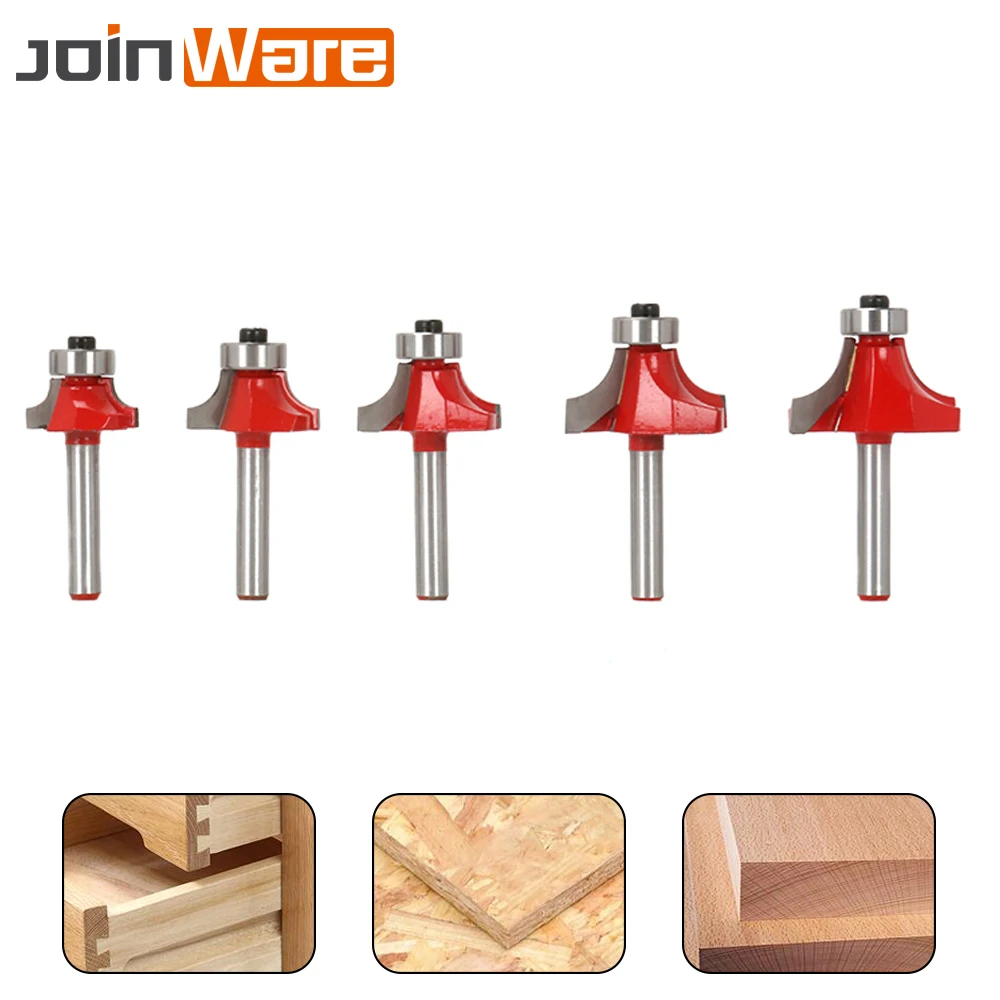 Router Bit Round-Over for Wood Woodworking Tool Bearing Milling Cutter Corner Round Over Bit 6.35mm 1Pc
Router Bit Round-Over for Wood Woodworking Tool Bearing Milling Cutter Corner Round Over Bit 6.35mm 1Pc