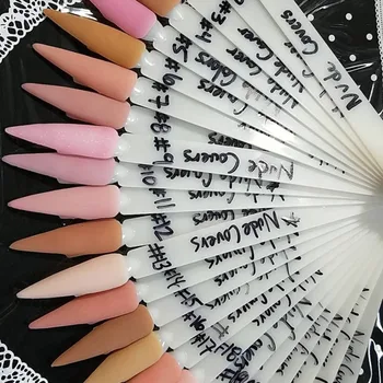 50pcs False Nail Tips Pop Sticks Polish Palette Nail Art Practice Fan Color Sticker Display
50pcs False Nail Tips Pop Sticks Polish Palette Nail Art Practice Fan Color Sticker Display