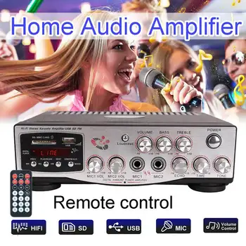 220-240V 600W Audio Power Amplifier 2CH Home Theater Amplifiers HIFI Stereo Sound System Subwoofer Support FM With RemoteControl
220-240V 600W Audio Power Amplifier 2CH Home Theater Amplifiers HIFI Stereo Sound System Subwoofer Support FM With RemoteControl