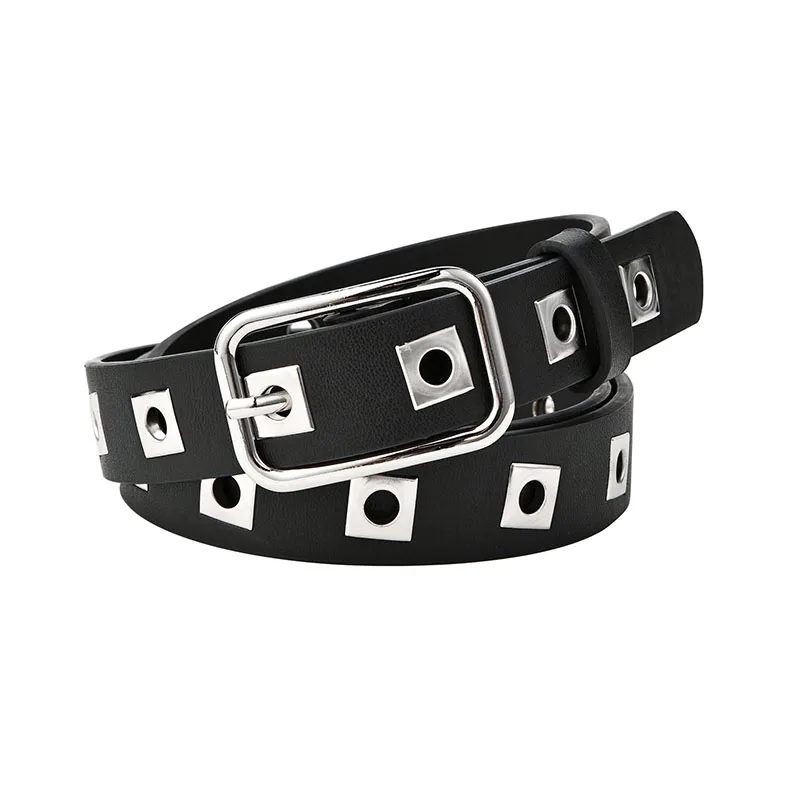 2020 Women Waist Belt Hollow Rivets PU Leather Strap Slim Waistband Female Jeans Apparel Accessories
2020 Women Waist Belt Hollow Rivets PU Leather Strap Slim Waistband Female Jeans Apparel Accessories