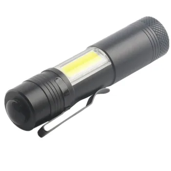 Mini High Power Focusing Flashlight Camping Lamp Q5 Glare Led Pen Buckle Reading Light Adventure Outdoor Lighting Rechargeable
Mini High Power Focusing Flashlight Camping Lamp Q5 Glare Led Pen Buckle Reading Light Adventure Outdoor Lighting Rechargeable