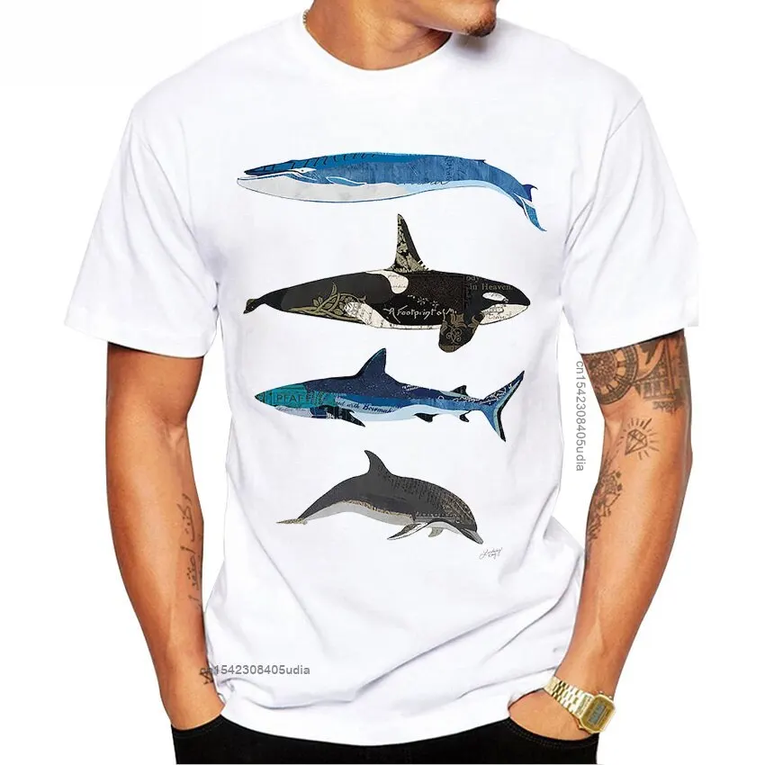 New Summer Men Short Sleeve Funny Sea Life Art Save The Sharks Whale Design T-Shirt Cute Ocean Animal Print Boy Casual Tops Tees
New Summer Men Short Sleeve Funny Sea Life Art Save The Sharks Whale Design T-Shirt Cute Ocean Animal Print Boy Casual Tops Tees