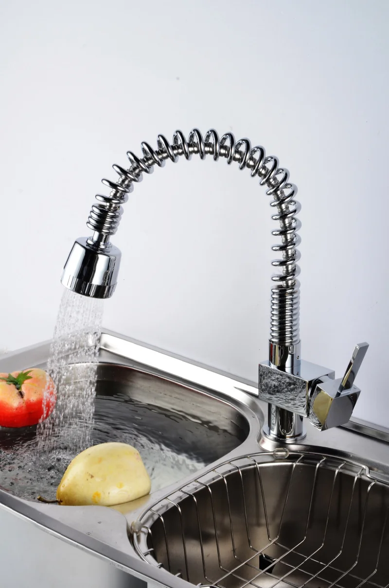 Pull Down Kitchen sink Faucet Solid Brass Swivel Pull Out Spray Gooseneck cold & hot water Mixer Tap Single Handle
Pull Down Kitchen sink Faucet Solid Brass Swivel Pull Out Spray Gooseneck cold & hot water Mixer Tap Single Handle