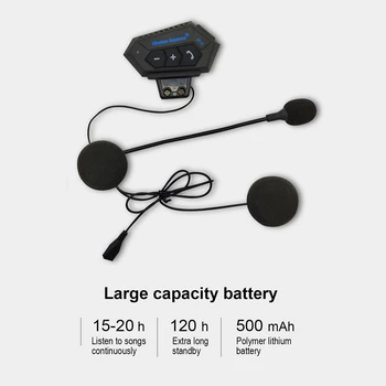 Headphone Bluetooth Motorcycle Headset V4.2 Bluetooth Intercom Motor Bike Earphone Noise Reduction Microphone MIC
Headphone Bluetooth Motorcycle Headset V4.2 Bluetooth Intercom Motor Bike Earphone Noise Reduction Microphone MIC