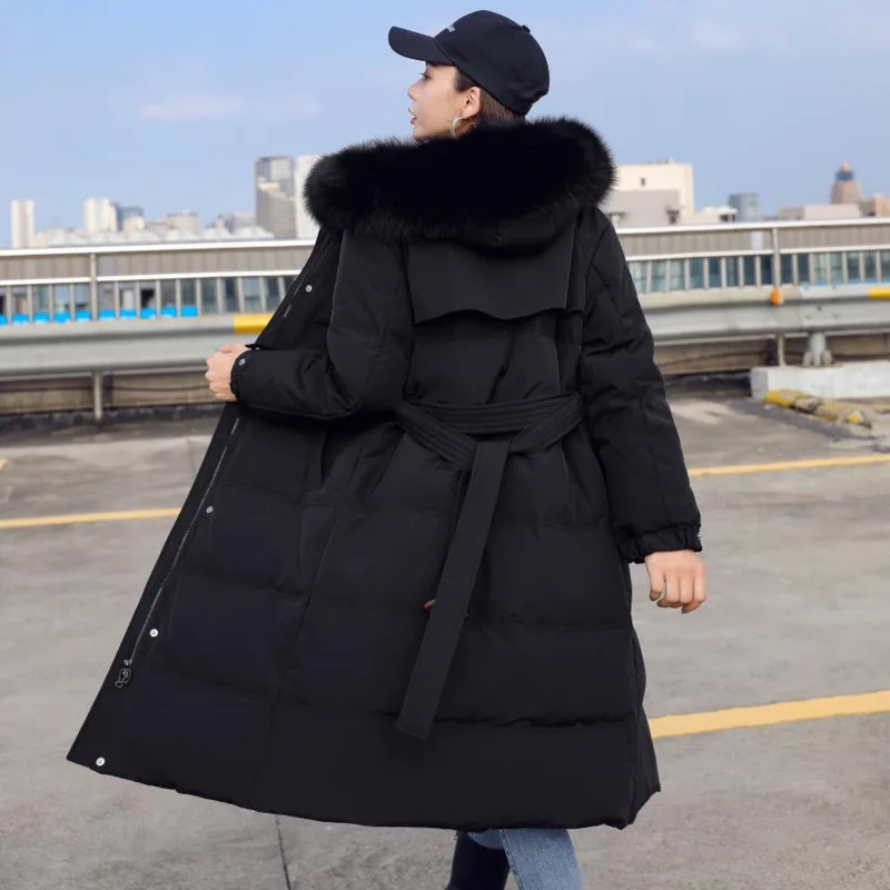 Winter Thick Quality White Duck Down Coat Women's Parka Mid-length Korean Warm Jacket Female Abrigos Mujer Invierno 2020 Ropa
Winter Thick Quality White Duck Down Coat Women's Parka Mid-length Korean Warm Jacket Female Abrigos Mujer Invierno 2020 Ropa
