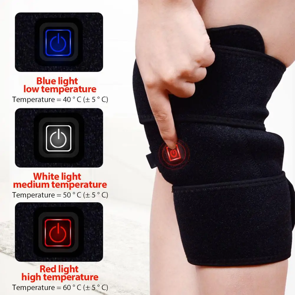USB Charging Heated Knee Pads Wrap Heated Knee Brace Therapy For Professional Muscles Pain Relief Relax
USB Charging Heated Knee Pads Wrap Heated Knee Brace Therapy For Professional Muscles Pain Relief Relax