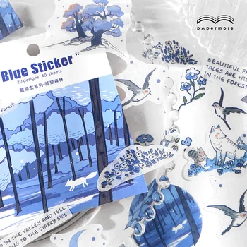 Korean Cute Of Blue Friend Series Sticker Pack Cartoon Animal Girl Hand Account DIY Decoration Material School Office Stationery
Korean Cute Of Blue Friend Series Sticker Pack Cartoon Animal Girl Hand Account DIY Decoration Material School Office Stationery