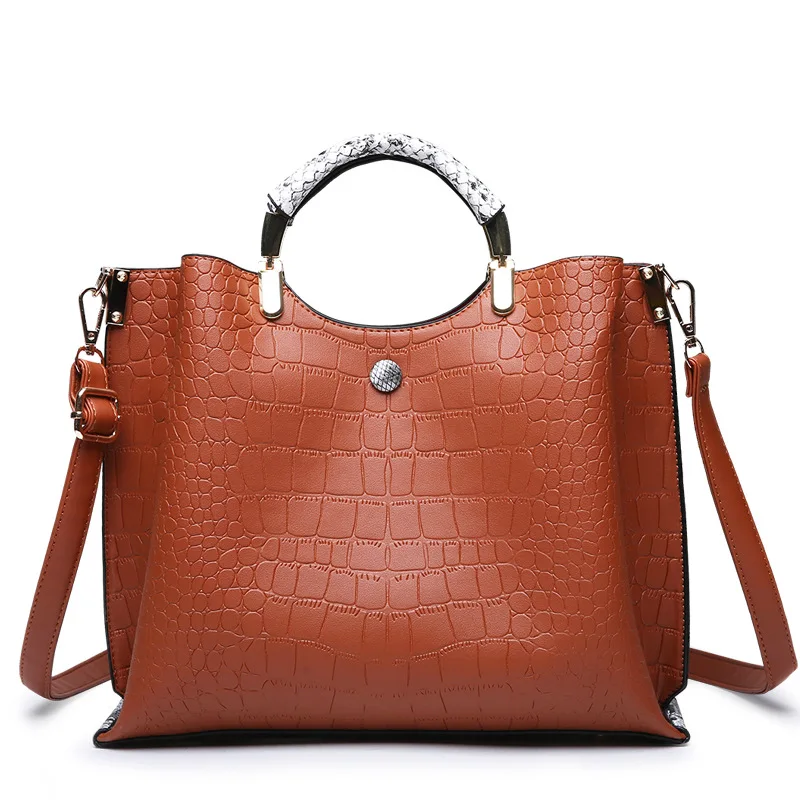 2019 New Style Bucket Type Saddle Bag Solid Color Crocodile Pattern Snakeskin Hand Europe And America Style Shoulder Bag/ Hand B
2019 New Style Bucket Type Saddle Bag Solid Color Crocodile Pattern Snakeskin Hand Europe And America Style Shoulder Bag/ Hand B