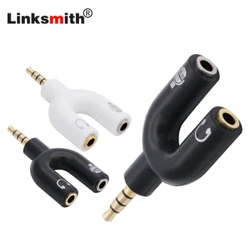 1PC Gold U Type Adapter Dual 3.5 MM Headphone Plug Audio Cables Splitter Microphone 2 in 1 Swivel Connector For earphone etc.
1PC Gold U Type Adapter Dual 3.5 MM Headphone Plug Audio Cables Splitter Microphone 2 in 1 Swivel Connector For earphone etc.