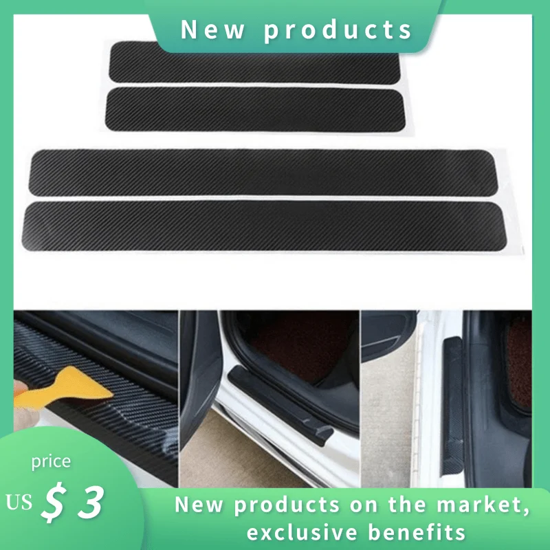 3D/4D Carbon Fiber Tape Sticker Car Door Bumper Threshold Protection Strips Anti Scratch Sticker Car Accessories Waterproof Tape
3D/4D Carbon Fiber Tape Sticker Car Door Bumper Threshold Protection Strips Anti Scratch Sticker Car Accessories Waterproof Tape