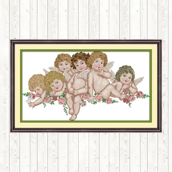 Little Angel Counted Cross Stitch Kits 14CT Printed Canvas 11CT DIY for Needlework Set for Embroidery Kit Home Decoration Crafts
Little Angel Counted Cross Stitch Kits 14CT Printed Canvas 11CT DIY for Needlework Set for Embroidery Kit Home Decoration Crafts