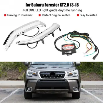 1Pair Daytime Running Light Turn Signal DRL LED Lights for Subaru Forester XT2.0 2013-2018 Car Styling 
1Pair Daytime Running Light Turn Signal DRL LED Lights for Subaru Forester XT2.0 2013-2018 Car Styling