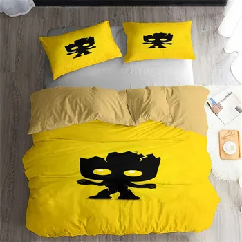 HELENGILI 3D Bedding Set Avengers Groot Print Duvet Cover Set Bedcloth with Pillowcase Bed Set Home Textiles #TB-22
HELENGILI 3D Bedding Set Avengers Groot Print Duvet Cover Set Bedcloth with Pillowcase Bed Set Home Textiles #TB-22