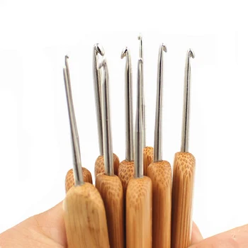 Bamboo Crochet Beginner Set Mixed Aluminum Handle Crochet Hooks Kit Bamboo Knitting Knit Needles Weave Yarn 
Bamboo Crochet Beginner Set Mixed Aluminum Handle Crochet Hooks Kit Bamboo Knitting Knit Needles Weave Yarn